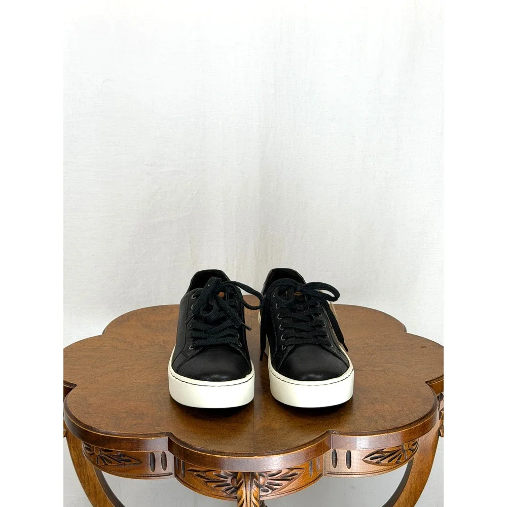 NEW In Box Born Mira BLACK Leather Sneaker US Womens 11 Comfort Tennis Shoe - Picture 2 of 10